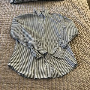 Ralph Lauren Striped Button Up Blouse